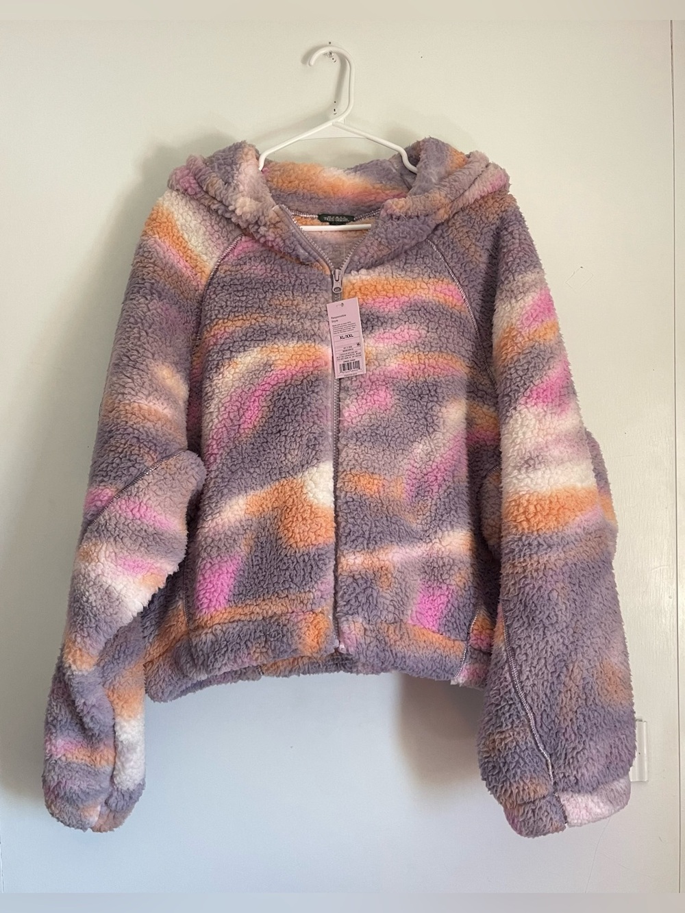 Wild Fable Cropped Sherpa Full Zip XL/XXL